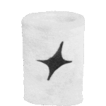 Starvie-Armbänder Weiß/Schwarz Logo