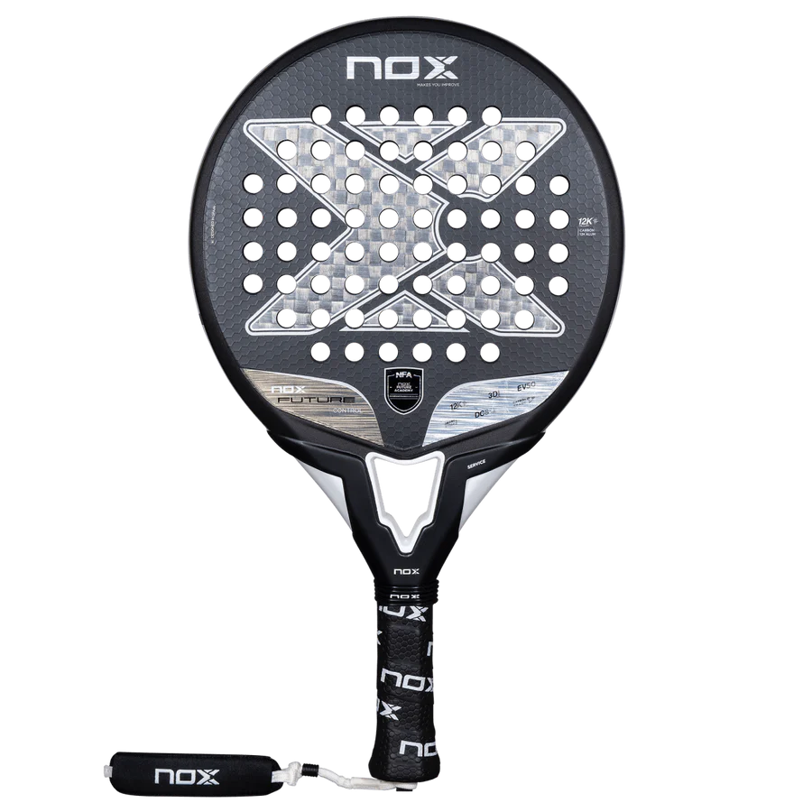 Raqueta de pádel Nox Future Control 12k Alum 2025 Tapia