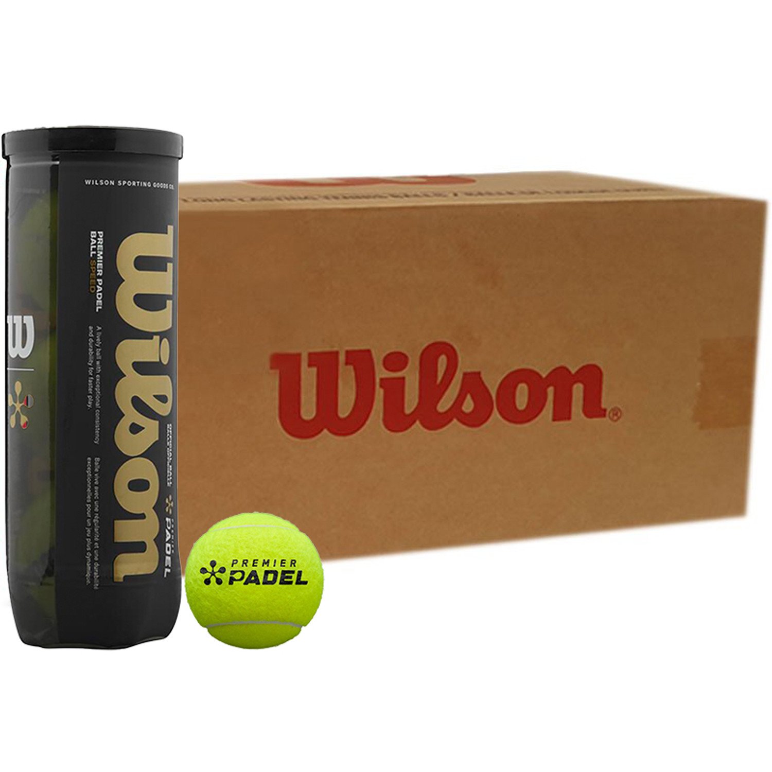 Wilson Premium Padelbälle Pro 3er Dose - 24 Dosen