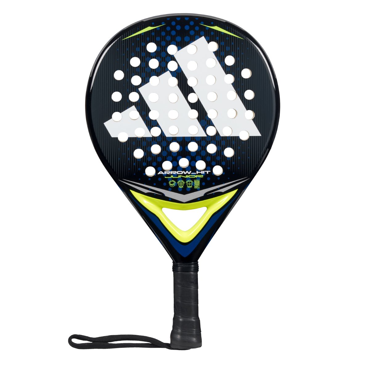 Adidas Arrow HIT Junior White/Blue 2026 Padelschläger