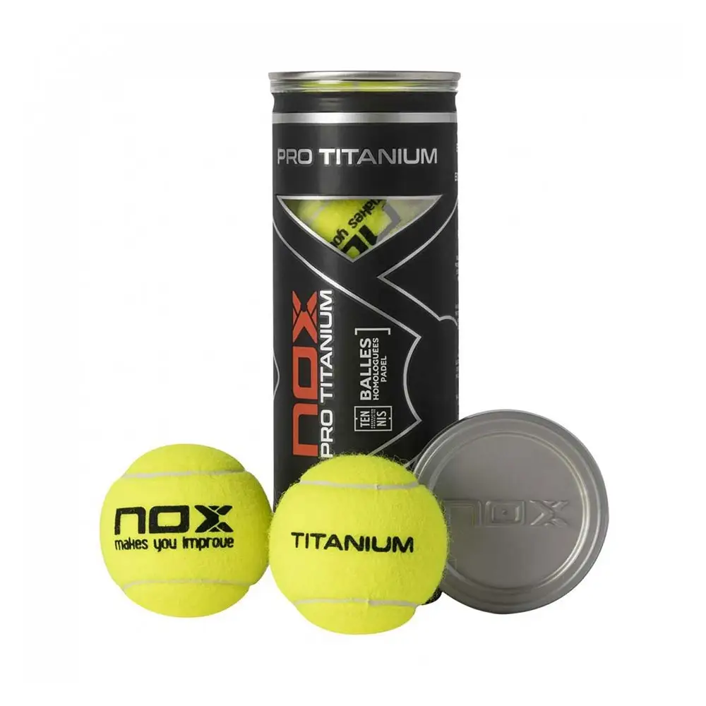 NOX Pro Titanium 3er Dose Padelbälle