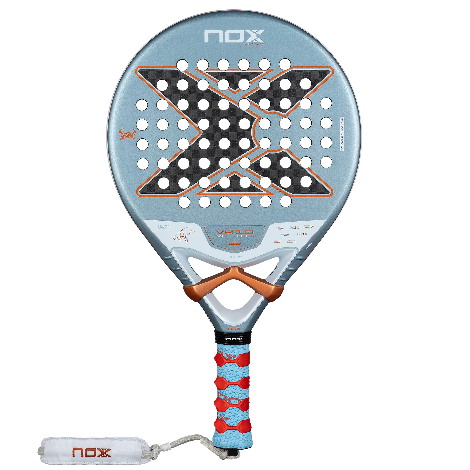Raqueta de pádel NOX VK10 Ventus Control 12K, de Aranzazu Osoro