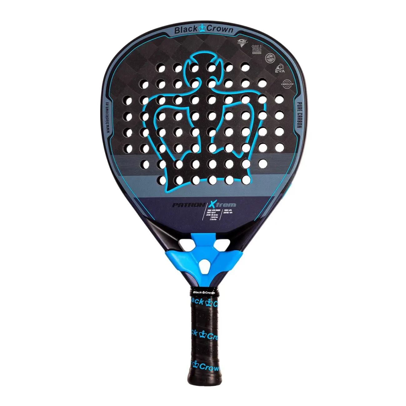 Black Crown Drop Padel Racket