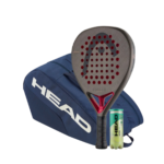 Head Set Coello Team + Head Tour Padel M Navy Padeltasche + Head ONE Padelbälle Dose