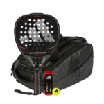 Adidas Padel Set Metalbone Carbon + Adidas Multigame TONAL BLACK padel bag + Adidas padel balls tin